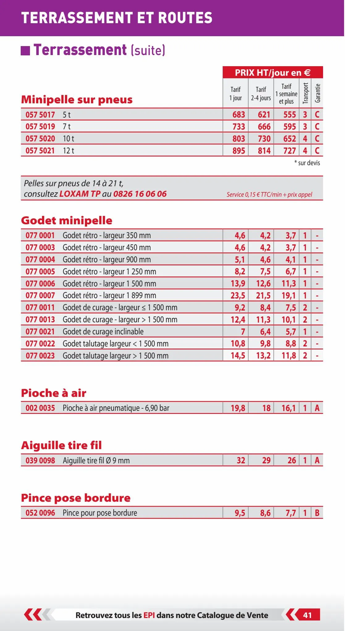 Catalogue TARIF PRO 2023, page 00043