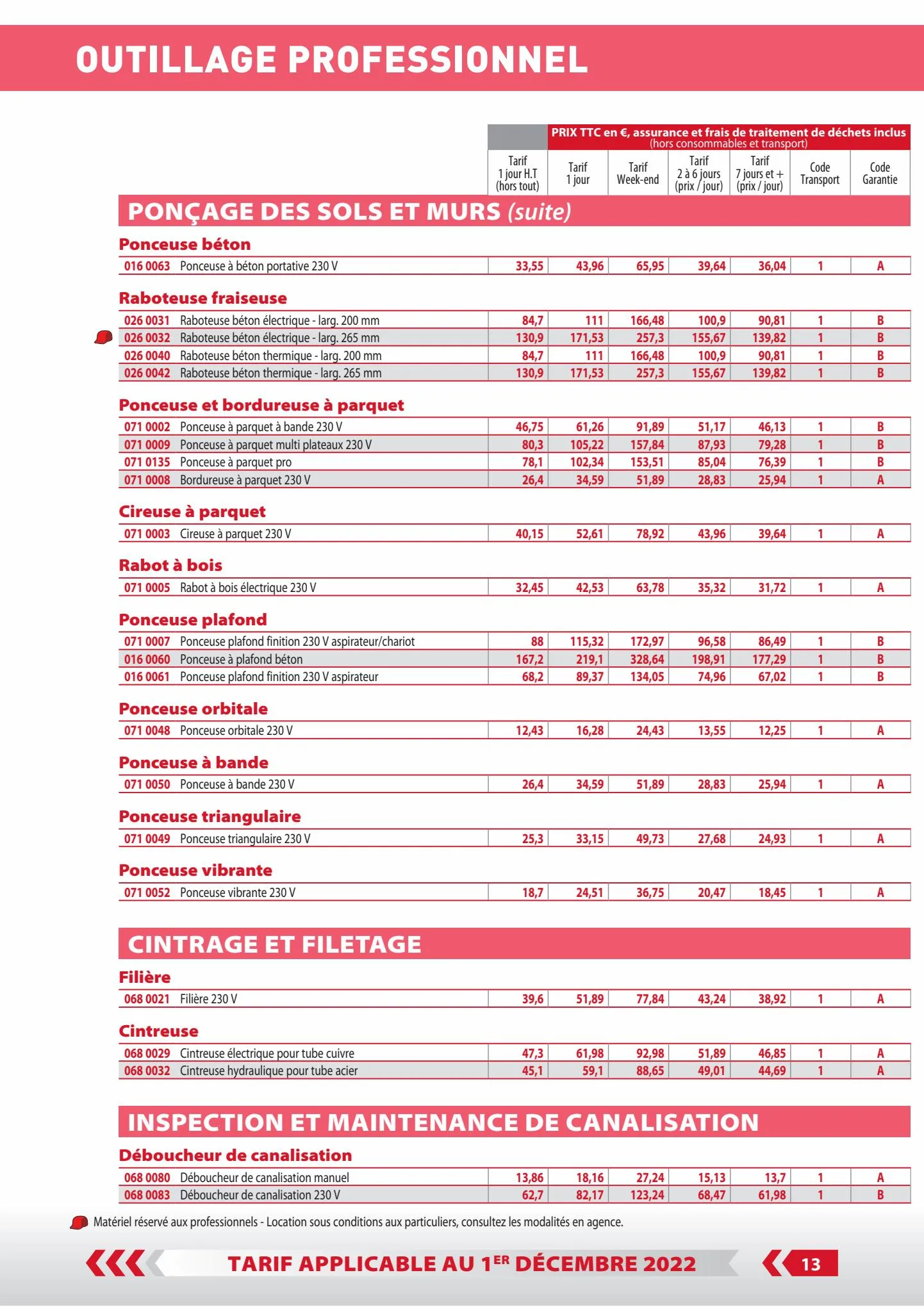 Catalogue TARIF PARTICULIER 2023, page 00015