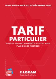 Catalogue Loxam | TARIF PARTICULIER 2023 | 28/12/2022 - 30/06/2023