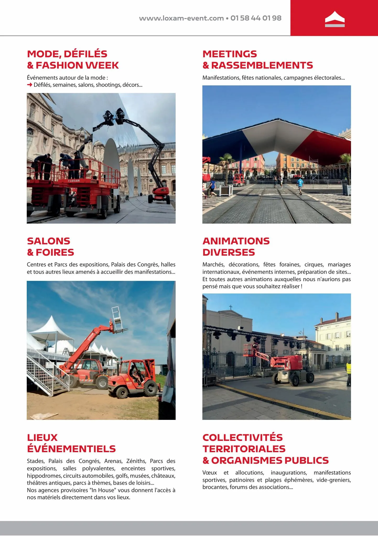 Catalogue Loxam Event Brochure 2023, page 00005