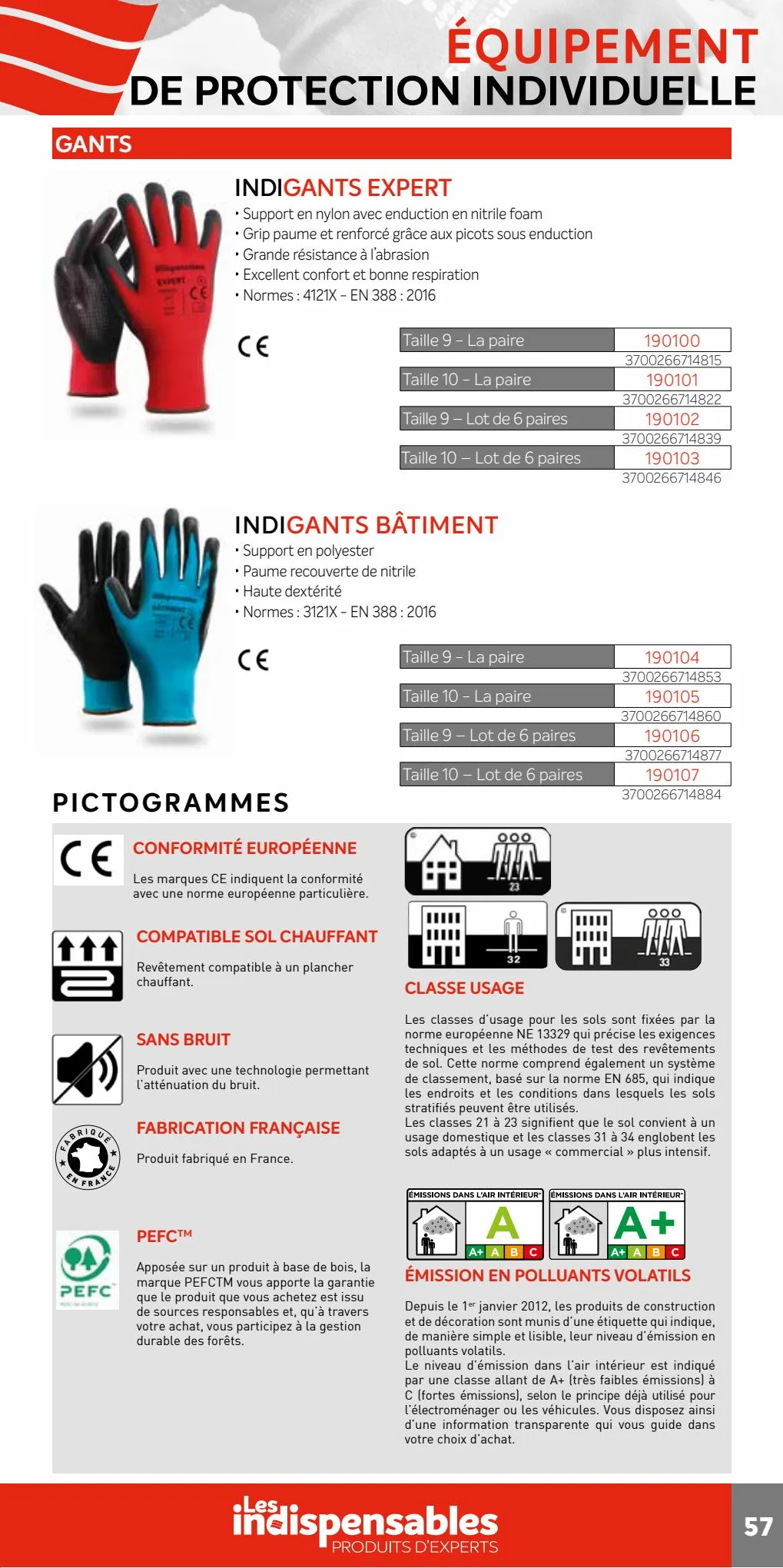 Catalogue Quéguiner Matériaux - Les Indispensables Guide, page 00057
