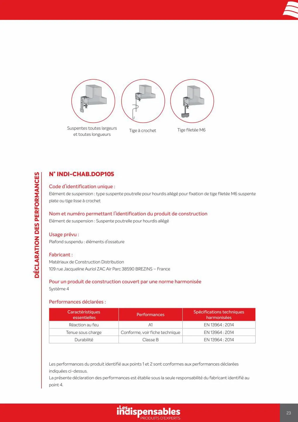 Catalogue LES INDISPENSABLES 2023, page 00023