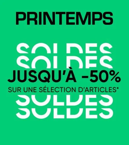 Soldes jusqu'à 50%