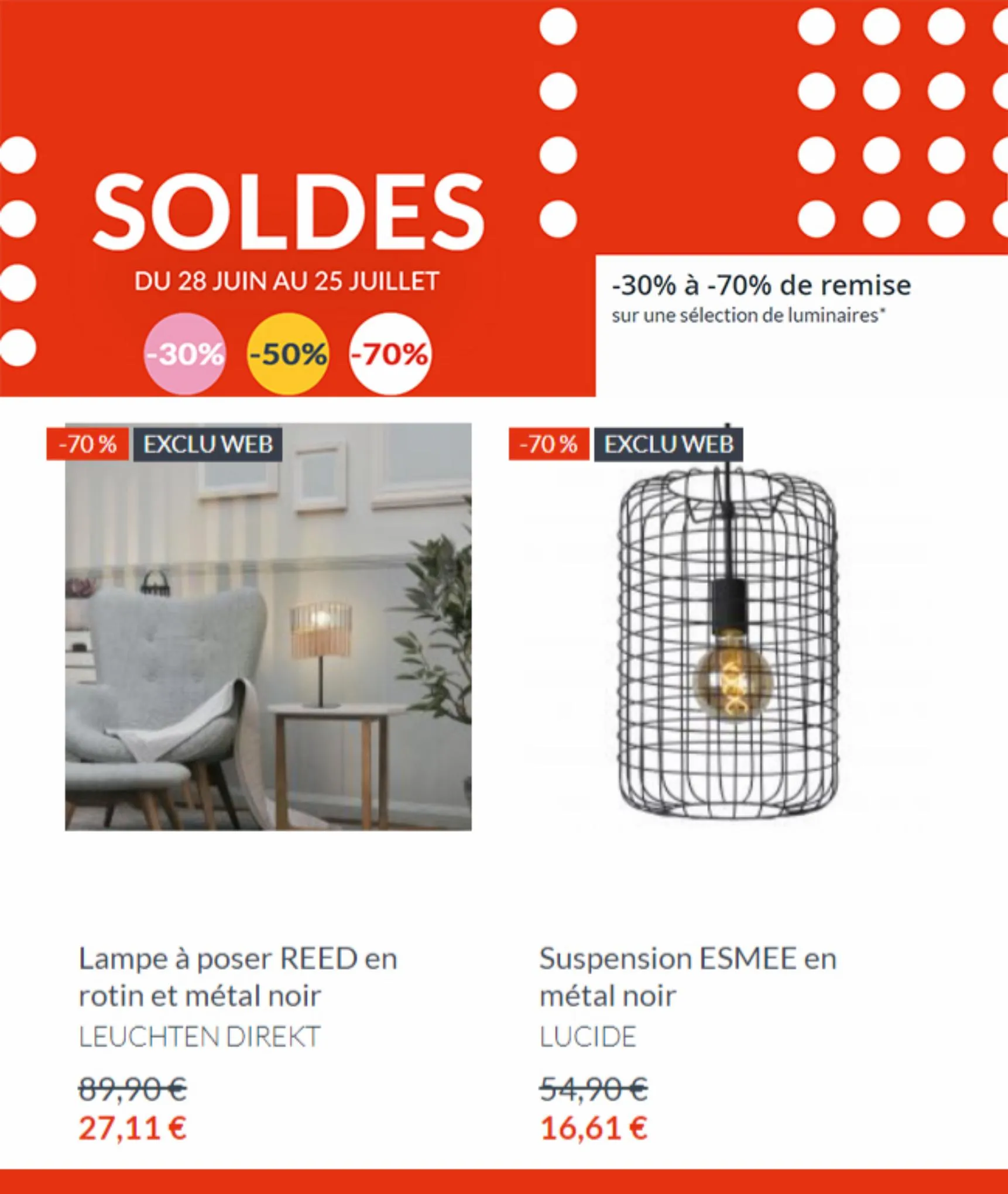 Catalogue Soldes Speciales Keria Luminaires, page 00003