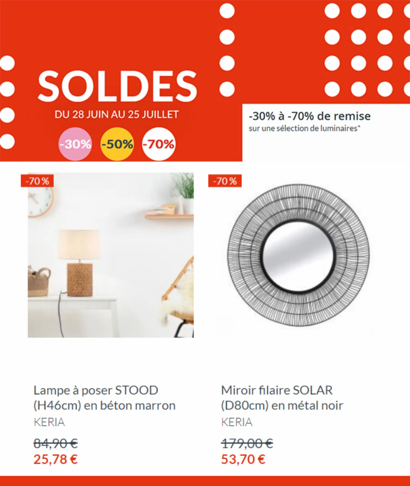 Catalogue Soldes Speciales Keria Luminaires, page 00006