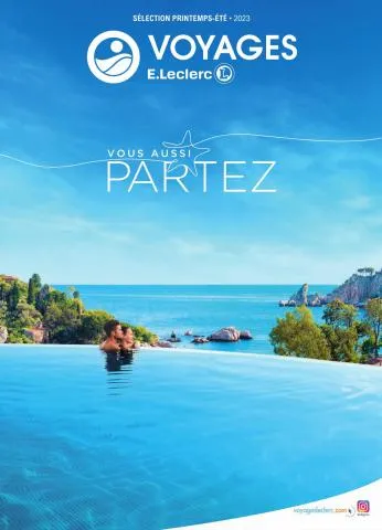 Catalogue E.Leclerc Voyages | Printemps-été 2023 | 01/06/2023 - 31/08/2023