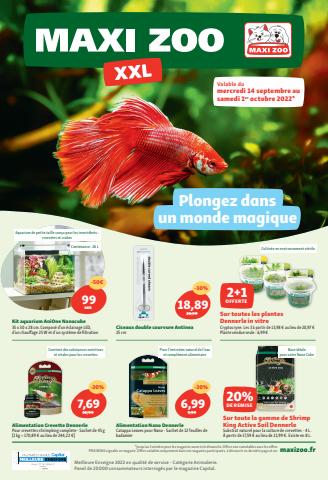 Promos de Jardineries et Animaleries à Lyon | Plongez dans un monde magique sur Maxi Zoo | 16/09/2022 - 01/10/2022