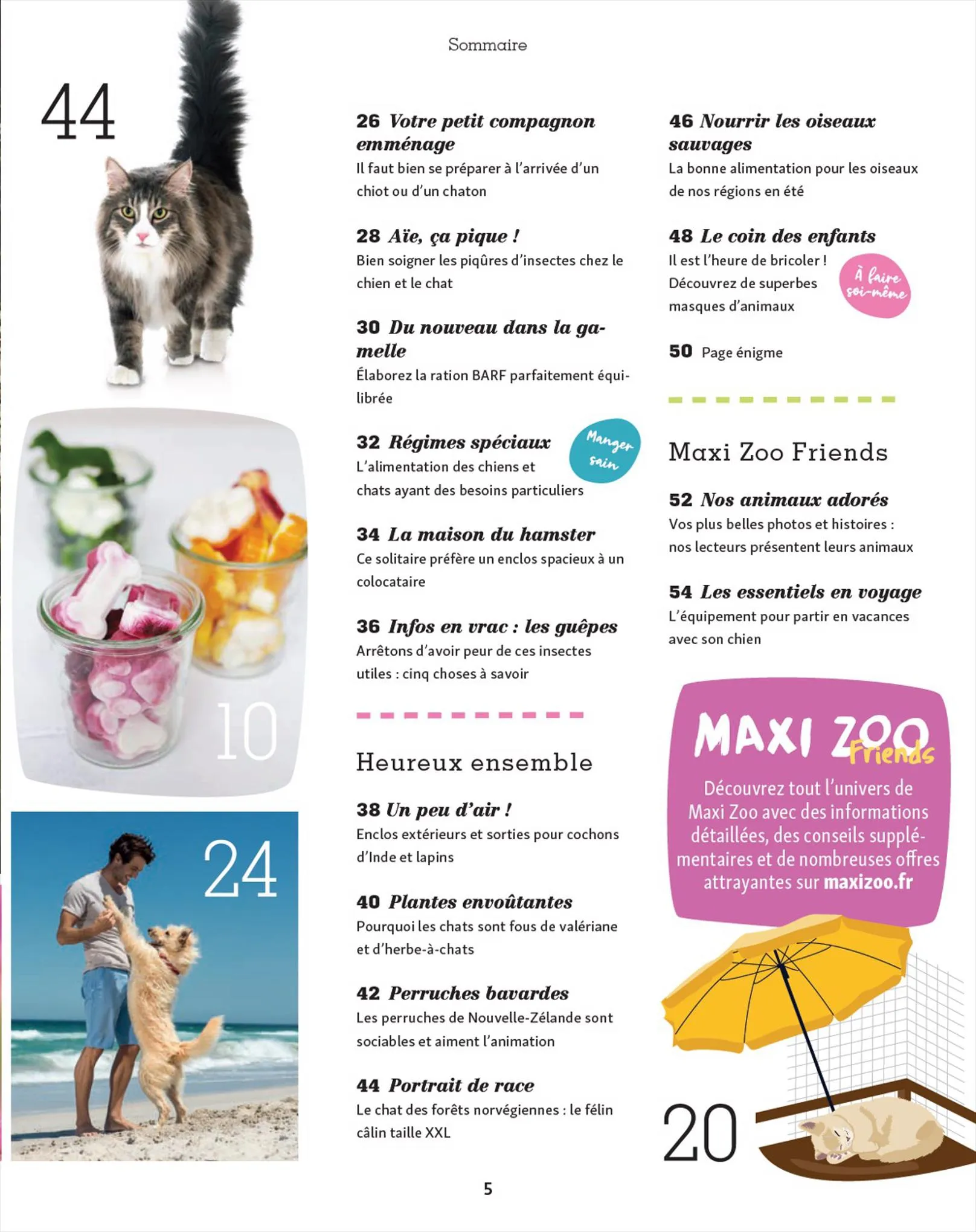 Catalogue Catalogue Maxi Zoo, page 00005