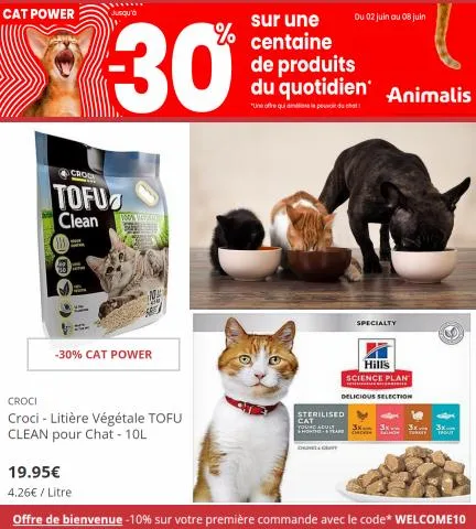 Catalogue Animalis | -30% sur une Centaine de Produits du Quotidien* | 04/06/2023 - 08/06/2023