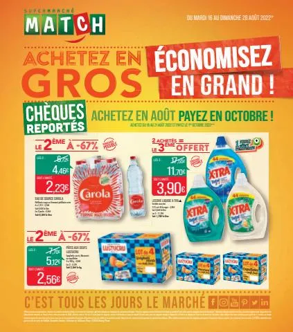 Achetez en gros : économisez en grand !