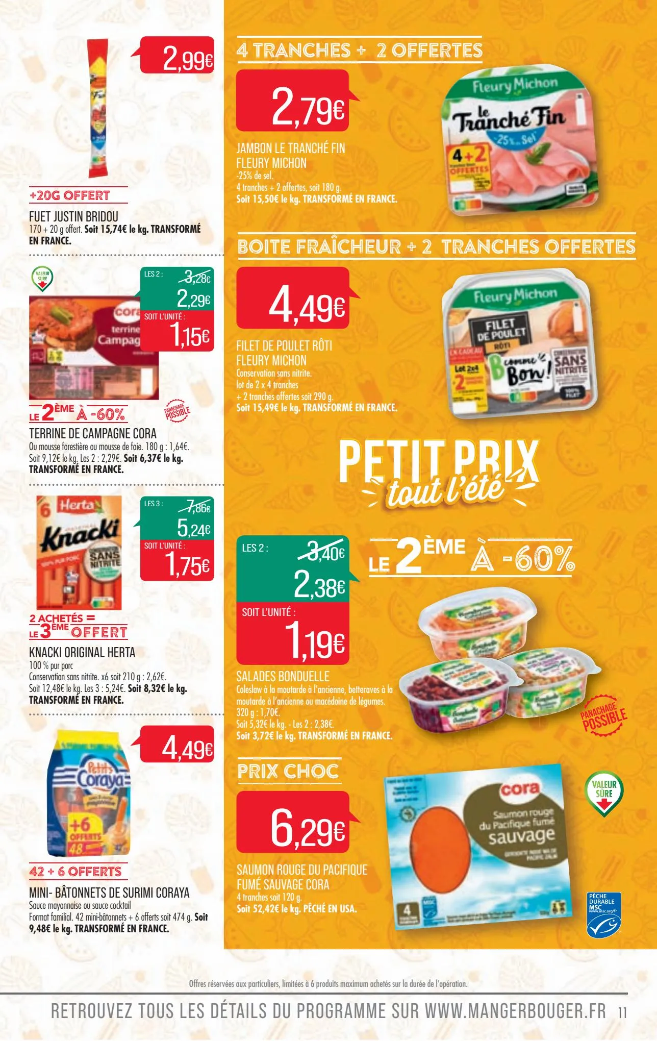 Catalogue Bien manger tout l'été À PETIT PRIX, page 00011