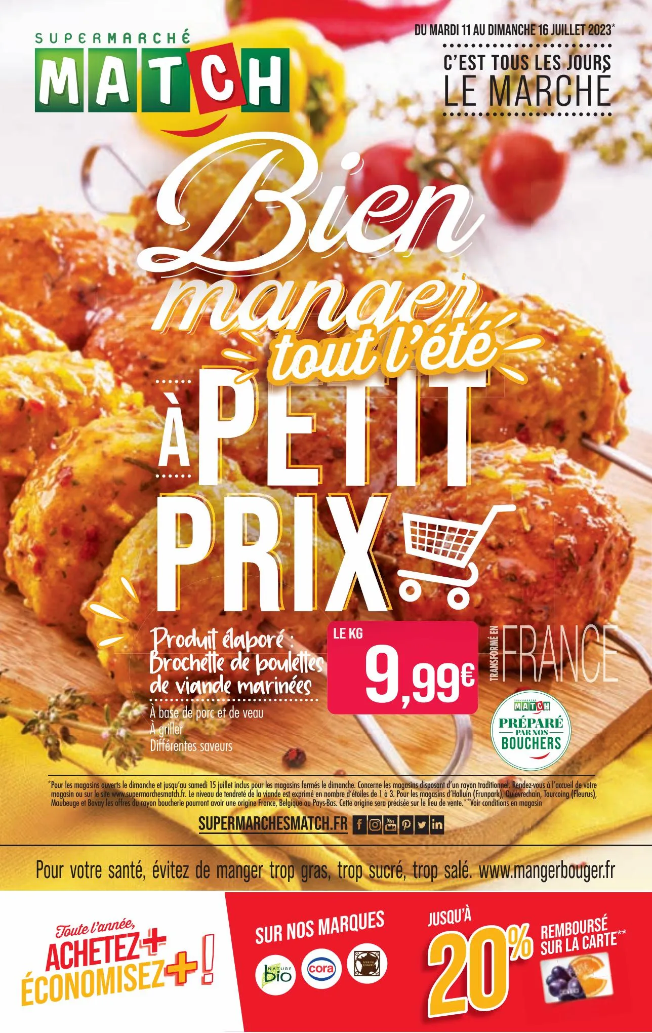 Catalogue Bien manger tout l'été À PETIT PRIX, page 00001