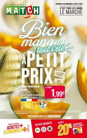 Bien manger tout l'été à petit prix