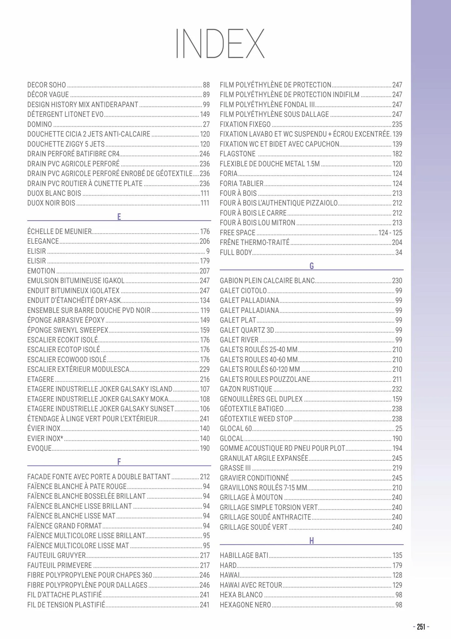 Catalogue Catalogue SAMSE, page 00251