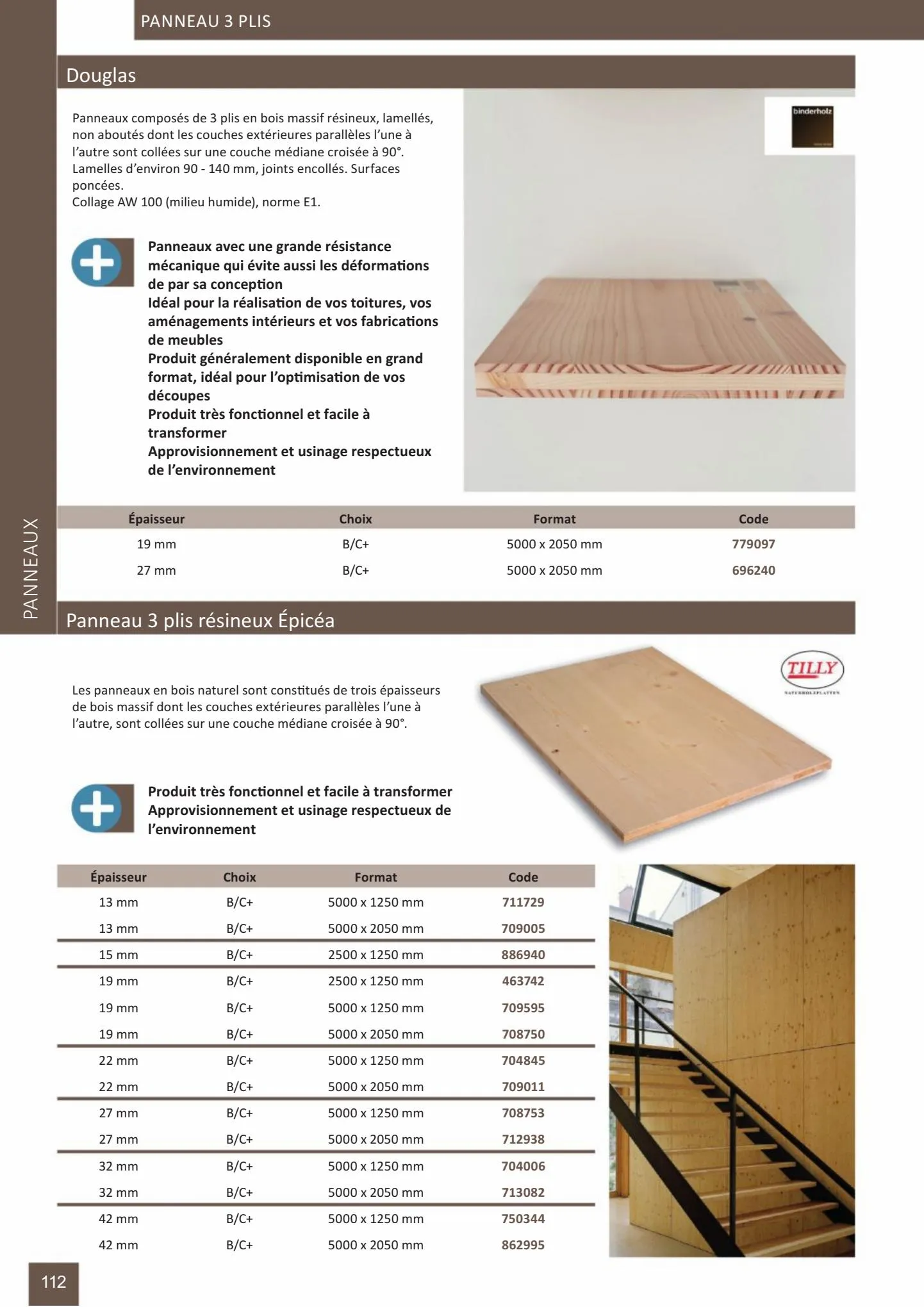 Catalogue Catalogue bois-panneaux, page 00112