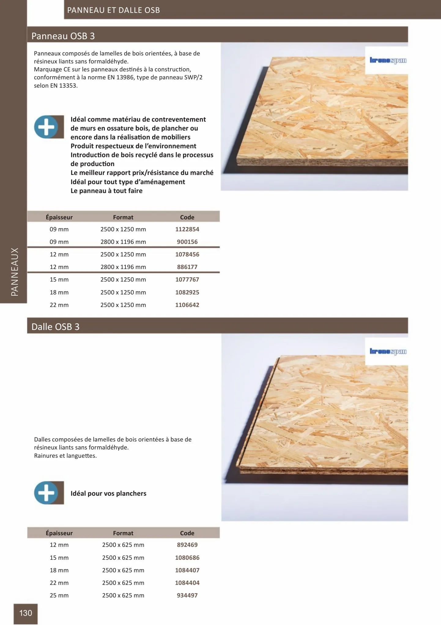 Catalogue Catalogue bois-panneaux, page 00130