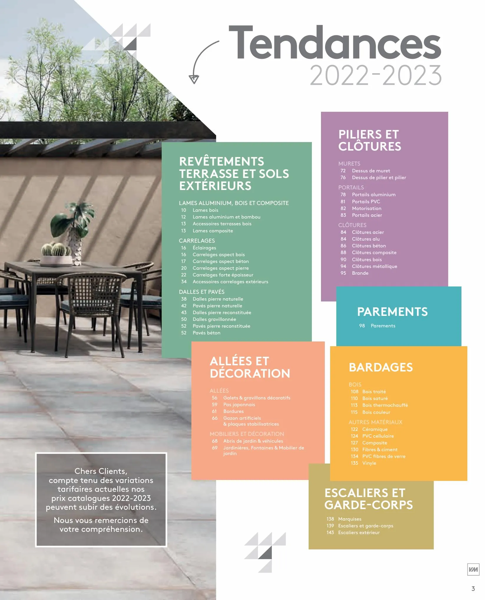 Catalogue Aménagements extérieurs 2022-2023, page 00003