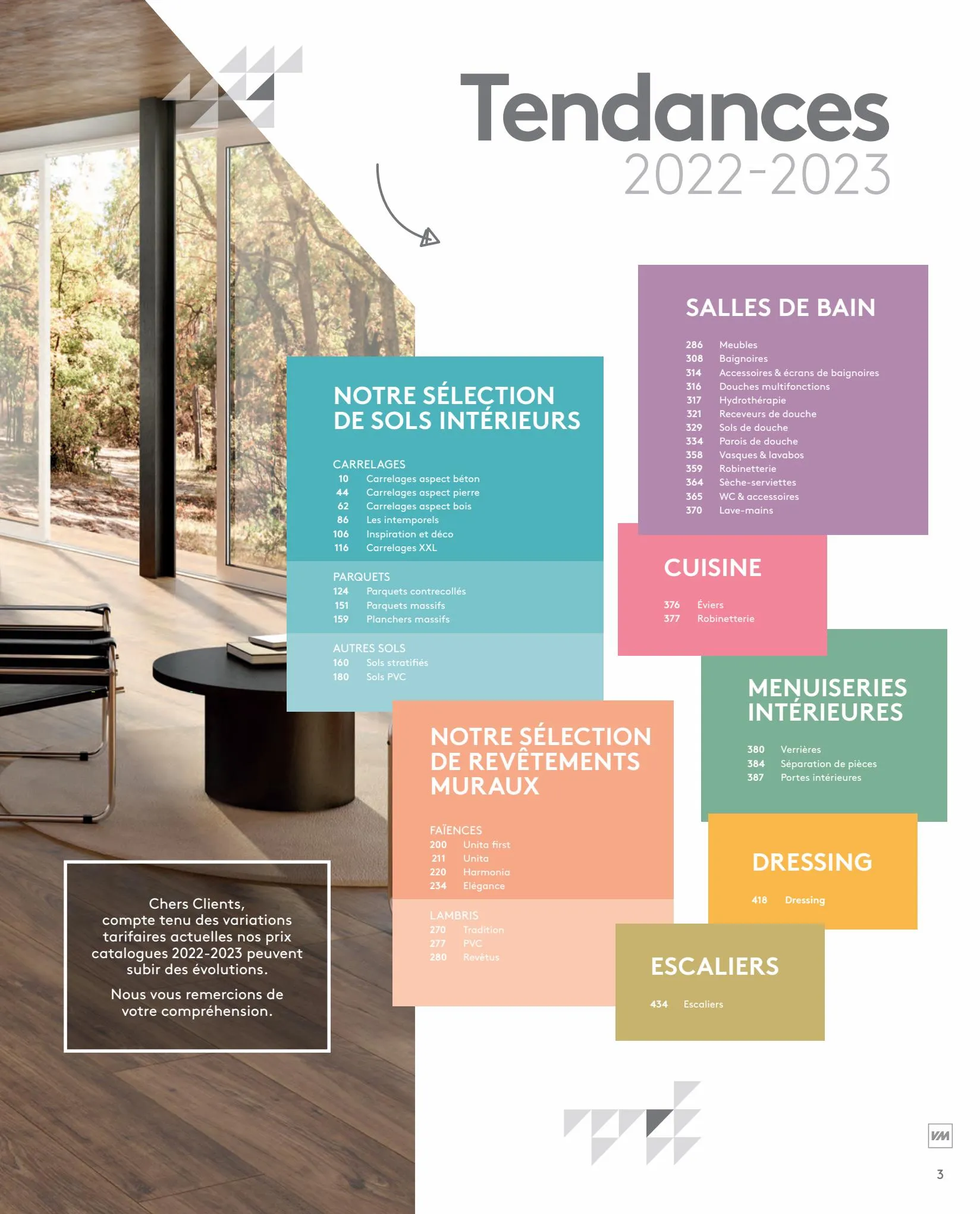 Catalogue AMÉNAGEMENTS INTÉRIEURS 2022 - 2023, page 00003