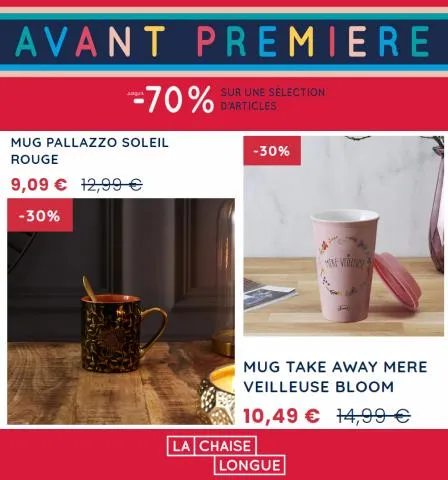 Avant Premiere Jusqu'à -70%*