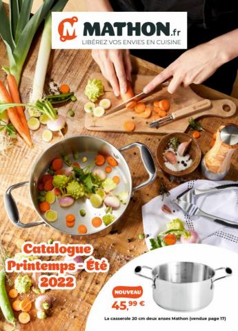 Catalogue Mathon | CATALOGUE PRINTEMPS-ÉTÉ 2022 Découvrez la collection d'ustensiles de cuisine Printemps-Été ! | 07/03/2022 - 31/08/2022