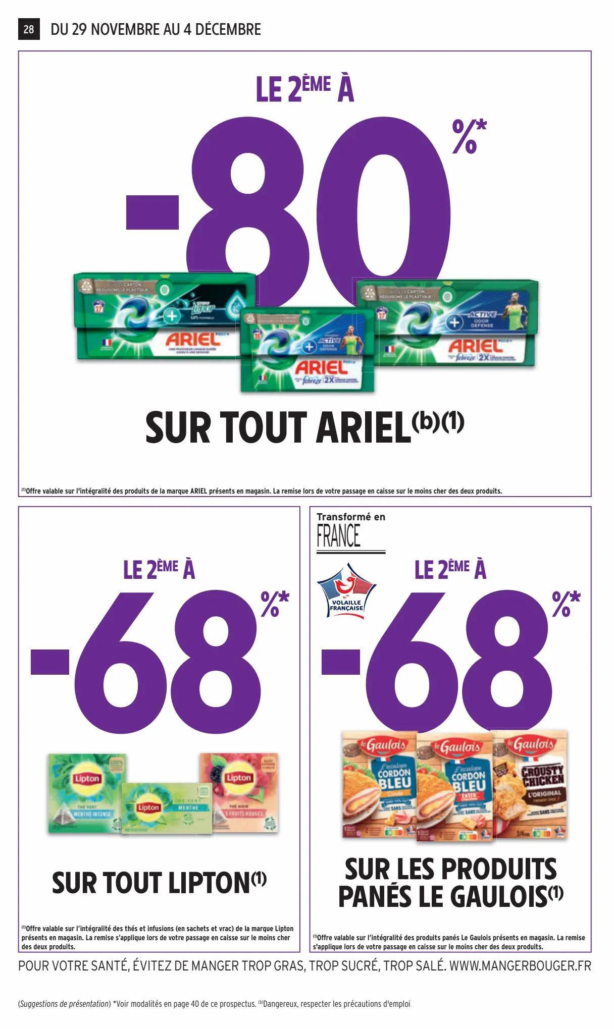 Catalogue 130€ offerts en bons d'achat, page 00028