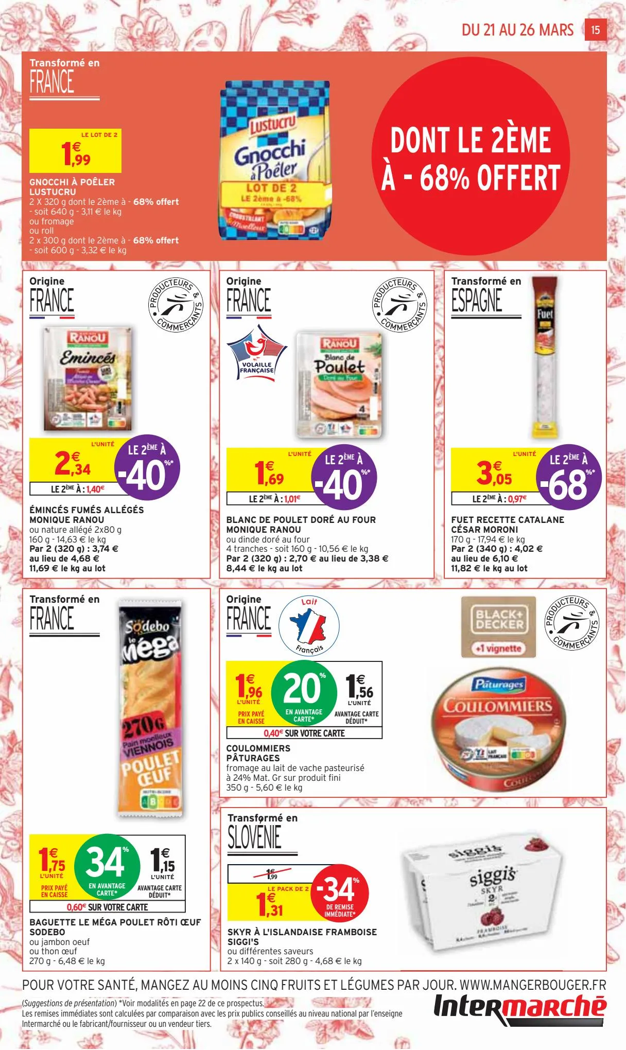 Catalogue -50% sur une selection de chocolats Kinder et Ferrero, page 00015