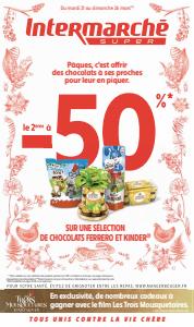 Catalogue Intermarché | -50% sur une selection de chocolats Kinder et Ferrero | 21/03/2023 - 26/03/2023