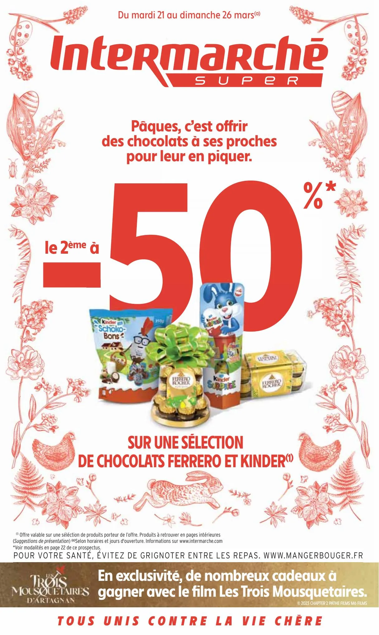 Catalogue -50% sur une selection de chocolats Kinder et Ferrero, page 00001