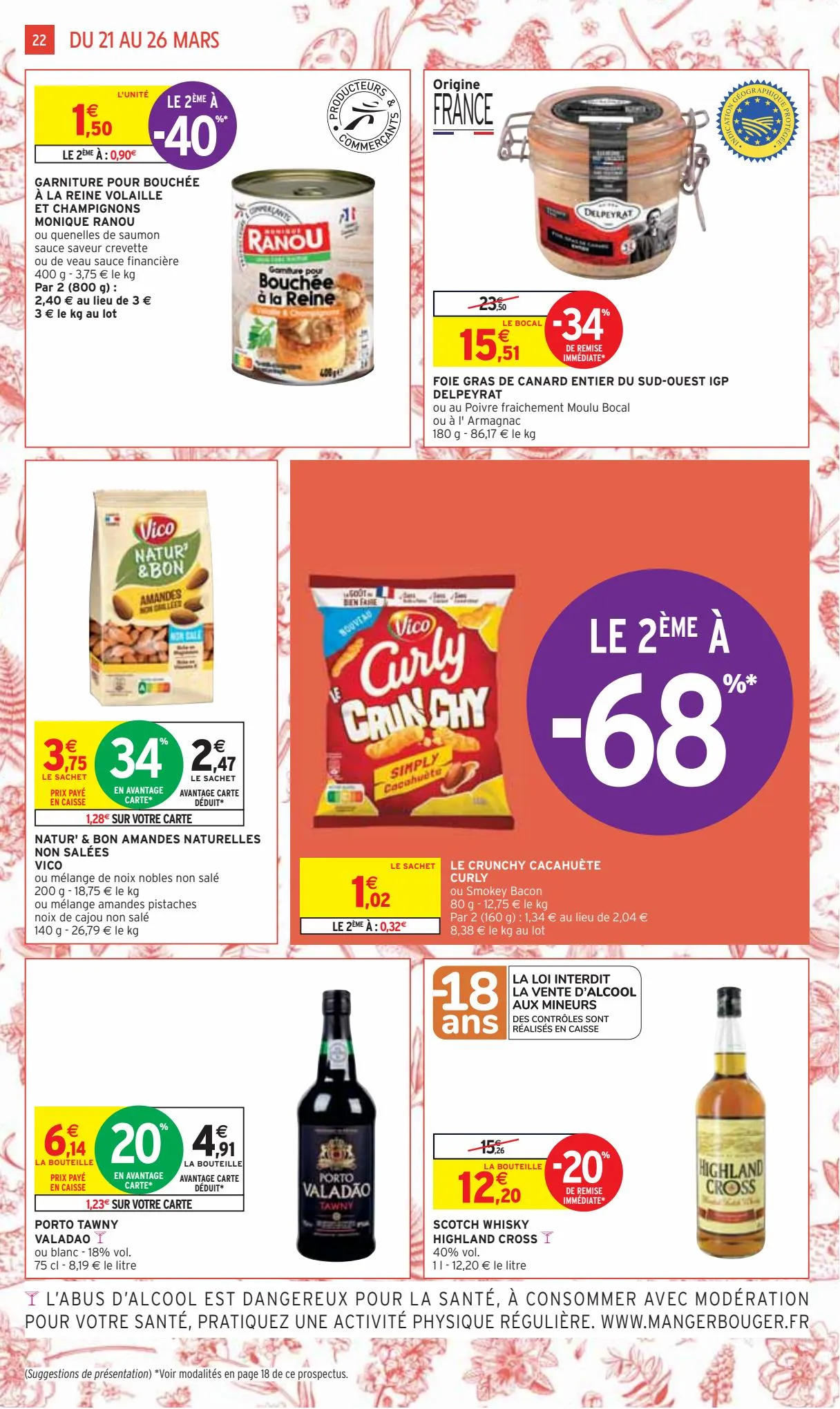 Catalogue -50% sur une selection de chocolats Kinder et Ferrero, page 00022