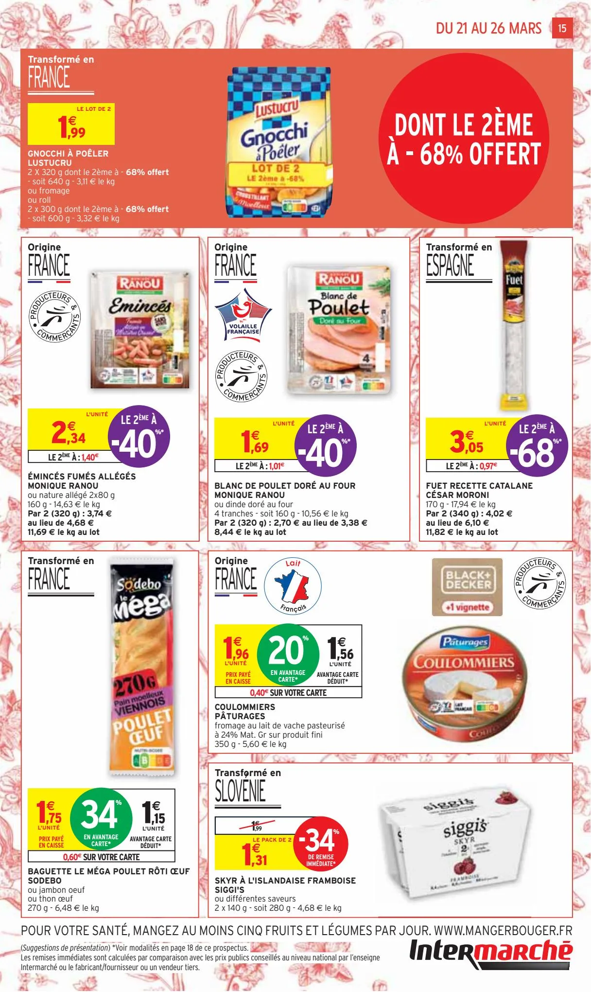 Catalogue -50% sur une selection de chocolats Kinder et Ferrero, page 00015