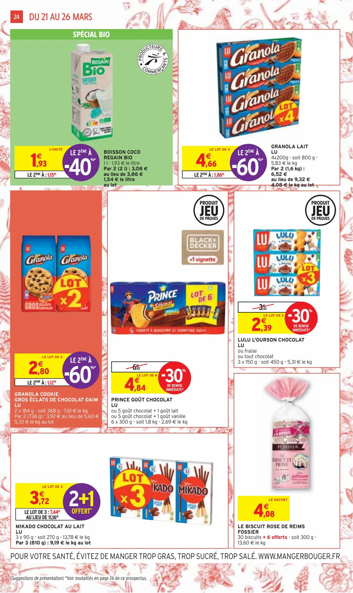 Catalogue -50% sur une selection de chocolats Kinder et Ferrero, page 00024