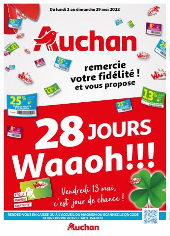 Catalogue Auchan à Boulogne-Billancourt | 28 Jours Waaoh!!! | 02/05/2022 - 29/05/2022