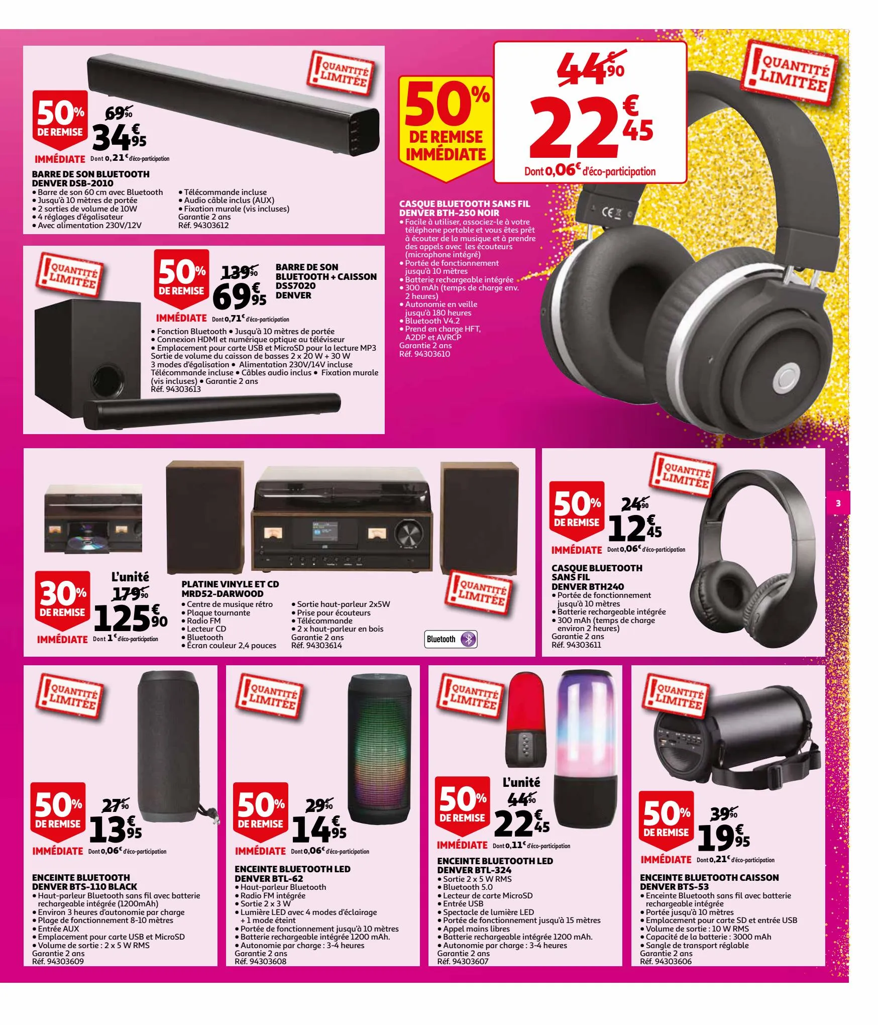 Catalogue Les 7 jours fous Auchan, page 00003
