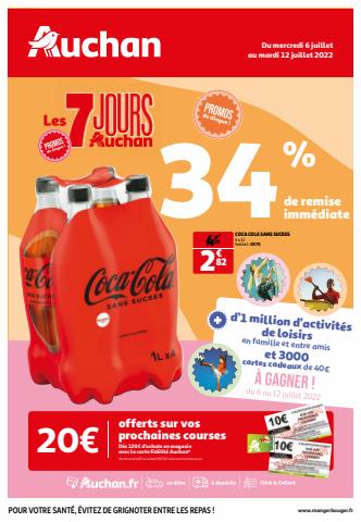 Catalogue Auchan à Cergy | Les 7 jours | 06/07/2022 - 12/07/2022