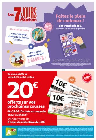 Catalogue Auchan | Les 7 jours | 06/07/2022 - 12/07/2022