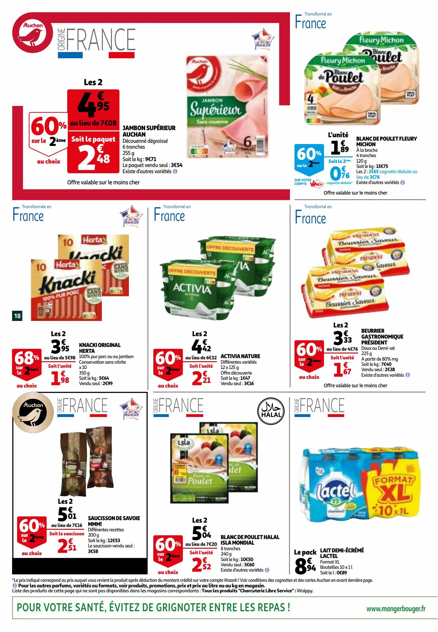 Catalogue 60% de remise inmmédiate sur le 2ème, page 00018