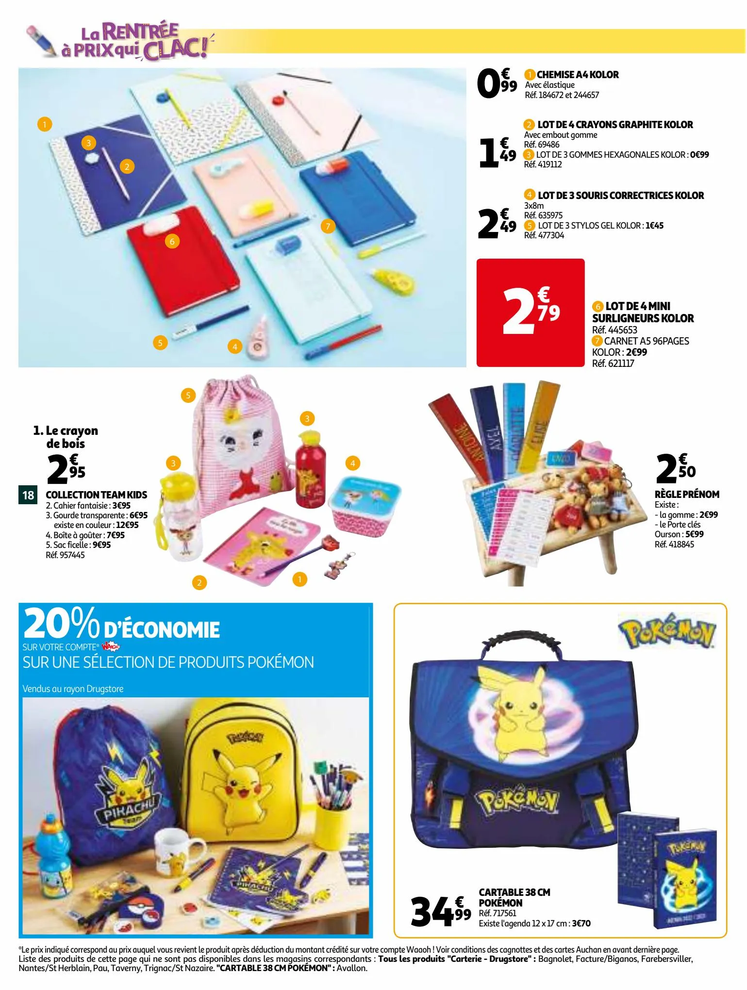 Catalogue La rentrée à prix qui clac!, page 00018