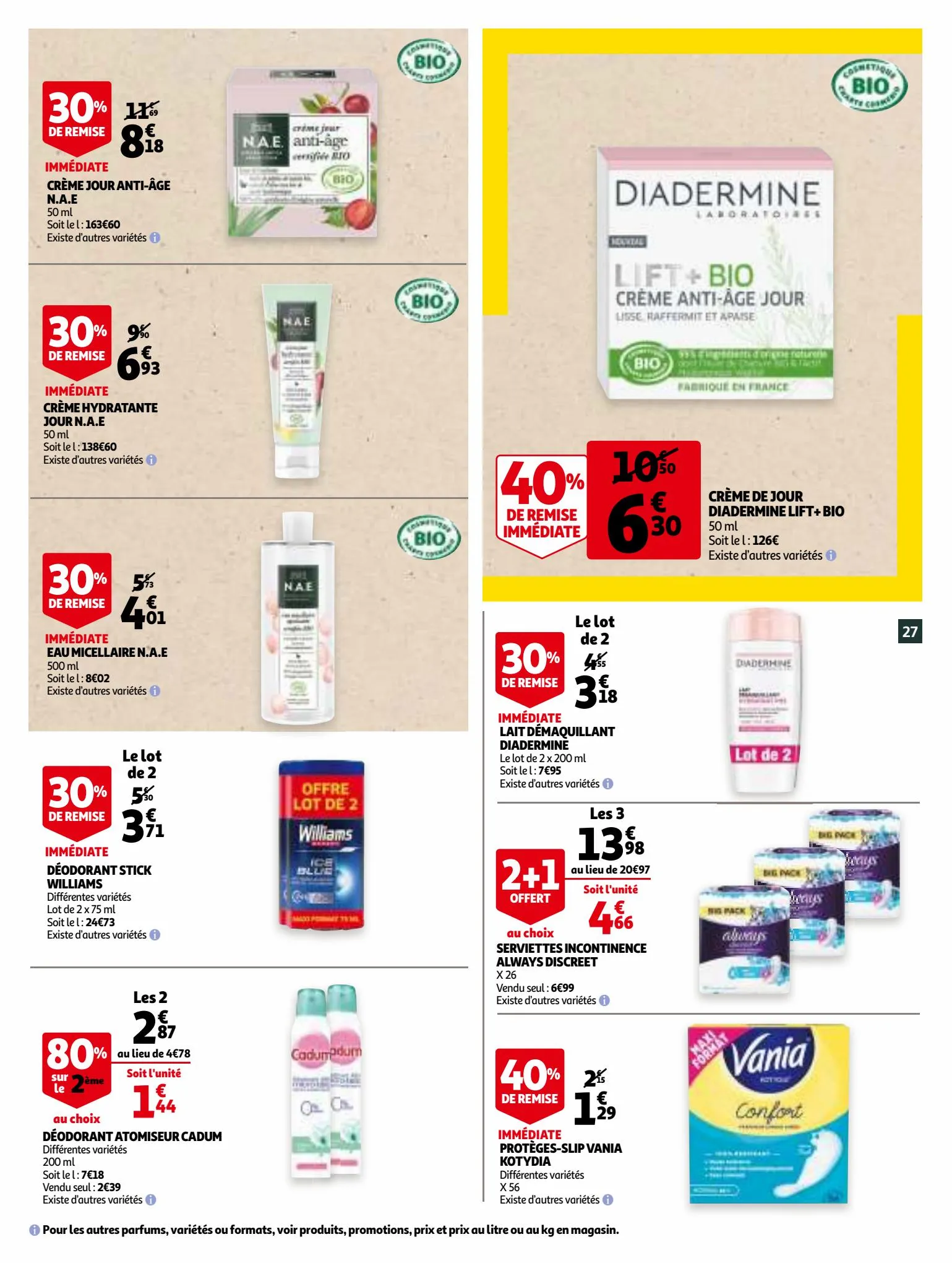 Catalogue 50% de remise immédiate sur le 2ème, page 00027