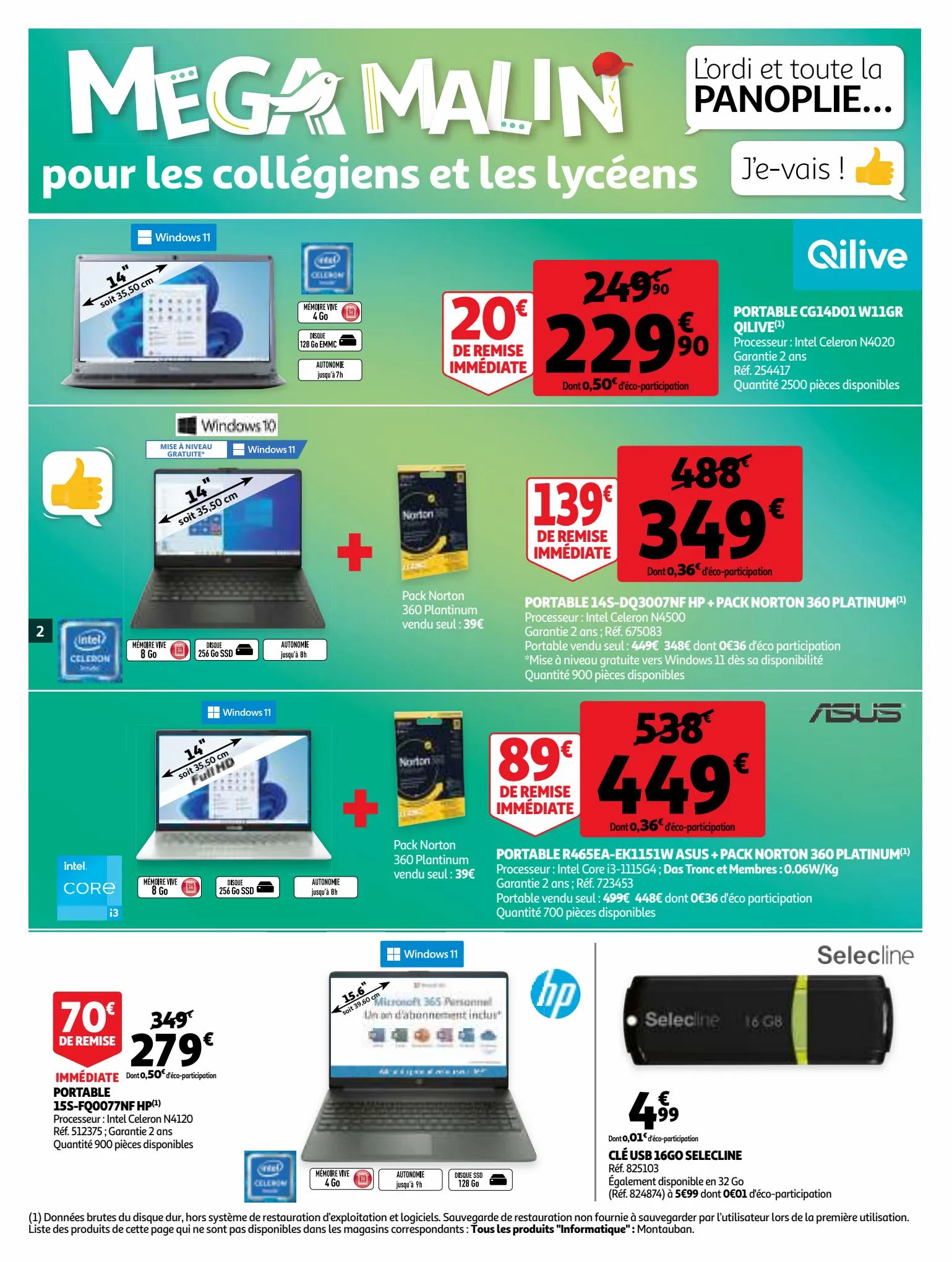 Catalogue La rentrée à prix qui clac!, page 00002