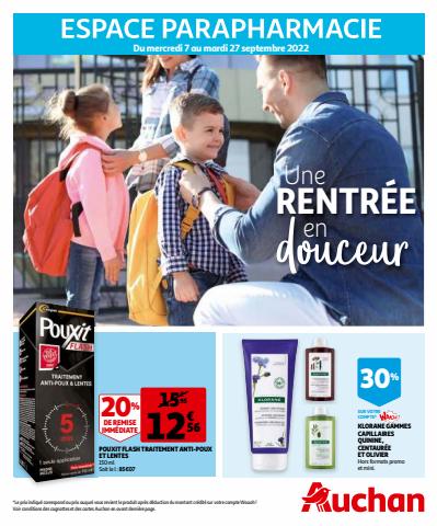Catalogue Auchan à Asnières-sur-Seine | Espace parapharmacie  | 07/09/2022 - 27/09/2022