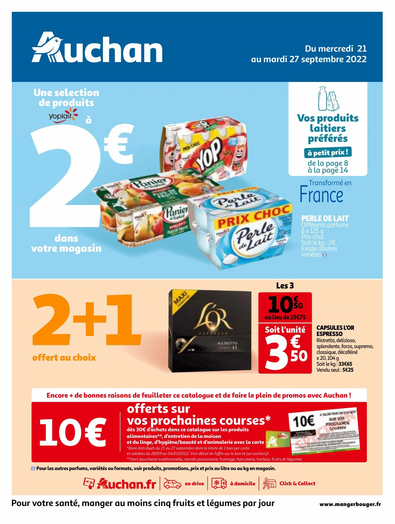 Catalogue Vos produits laitiers préférés à petit prix!, page 00001