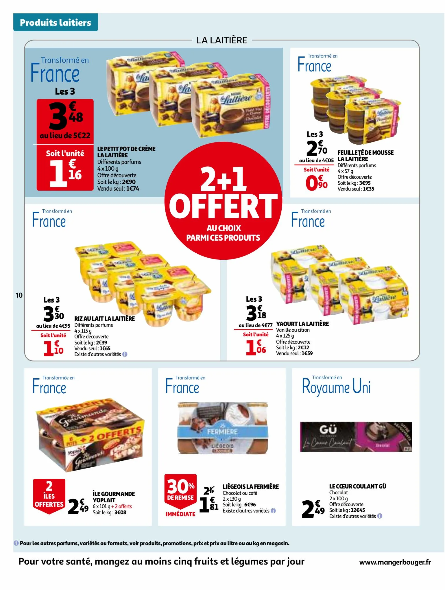 Catalogue Vos produits laitiers préférés à petit prix!, page 00010