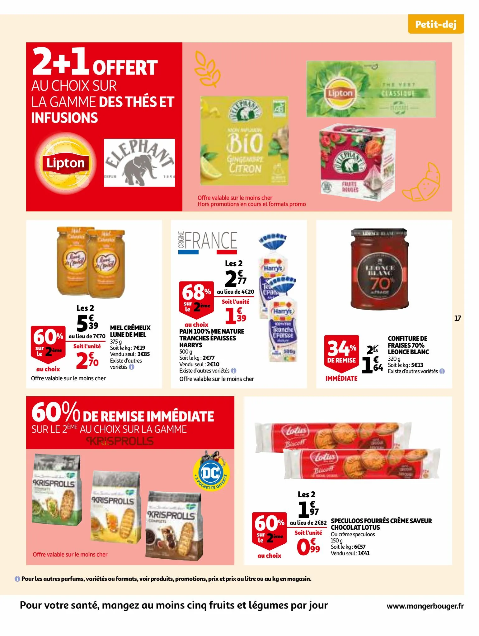 Catalogue Vos produits laitiers préférés à petit prix!, page 00017