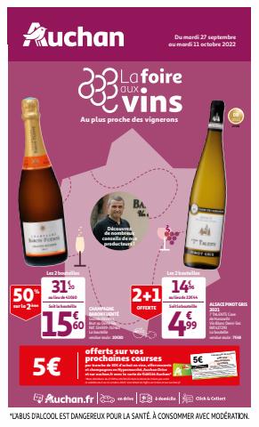 Catalogue Auchan à Thionville | la foire aux vins | 27/09/2022 - 11/10/2022