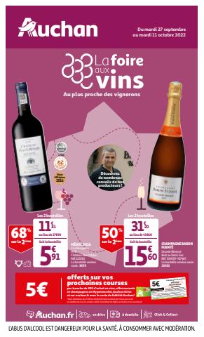 Catalogue Auchan | la foire aux vins | 27/09/2022 - 11/10/2022