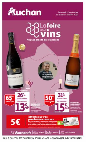 Catalogue Auchan à Vitrolles (Bouches du Rhône) | la foire aux vins | 27/09/2022 - 11/10/2022
