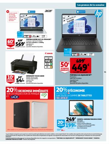 Catalogue Auchan | 60% de remise immédiate sur le 2ème | 05/10/2022 - 11/10/2022