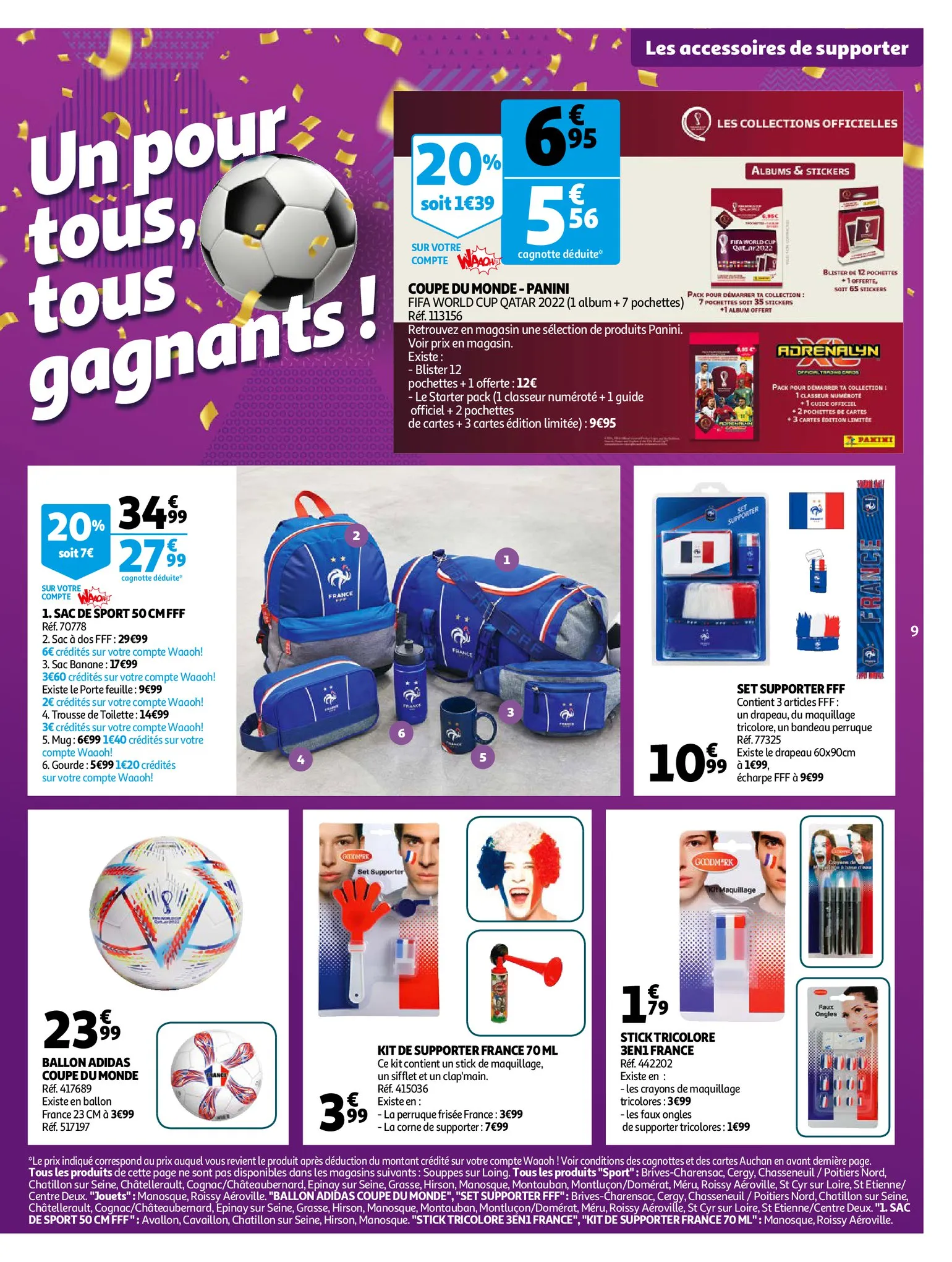 Catalogue Des prix fous fous Foot, page 00009