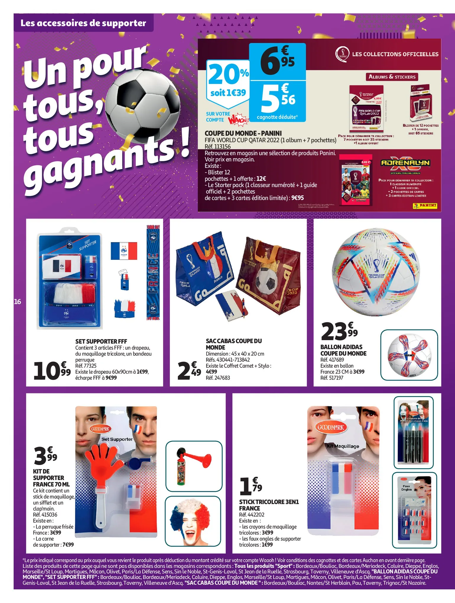 Catalogue Des prix fous fous Foot, page 00016