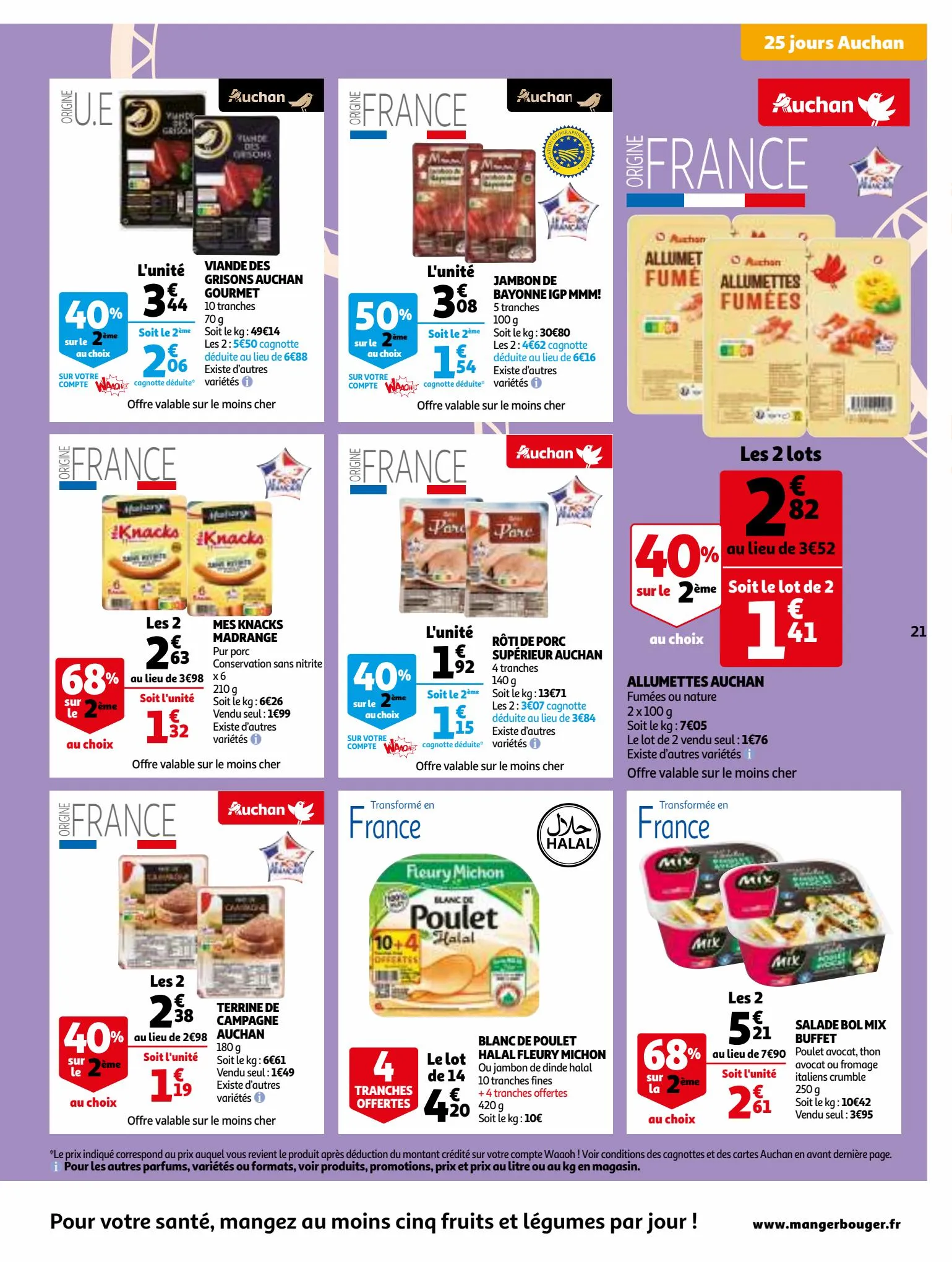 Catalogue 25 jours Auchan, page 00021